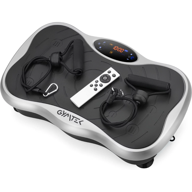 Виброплатформа Gymtek XP500 Silver до 180 кг для похудения и тонуса + Эспандеры - изображение 3