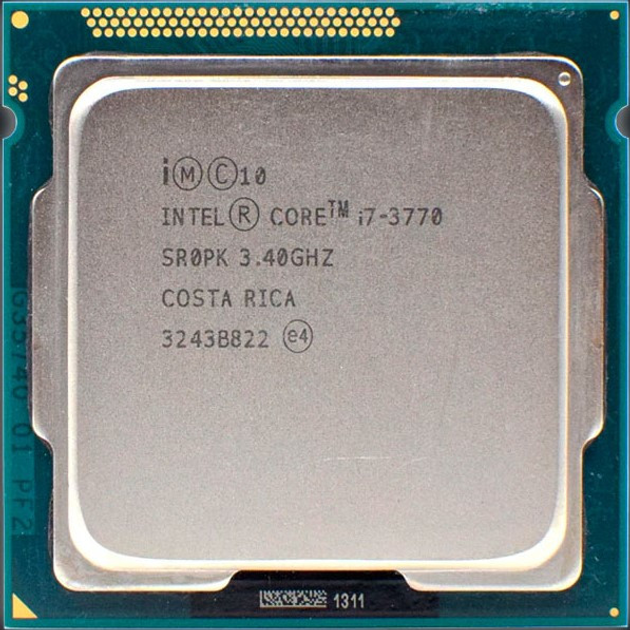 Процессор Intel Core i7-3770 3.4GHz 8Mb 4 ядра 8 потоків s1155 Б/В ...