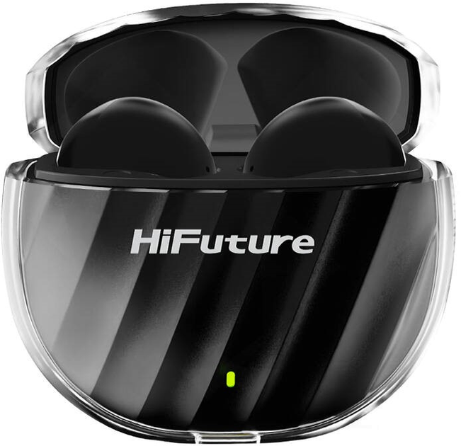 Słuchawki HiFuture FlyBuds 3 Black (6972576181060) - obraz 1