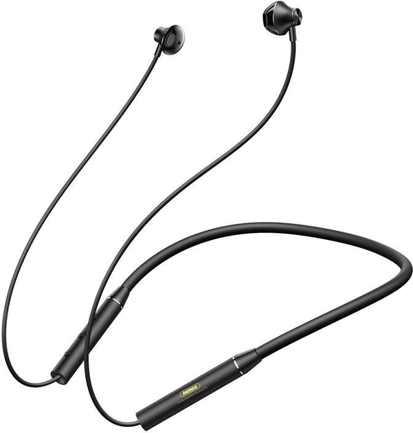Słuchawki Remax Neckband RB-S9 Black (6954851201366) - obraz 1