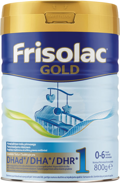 Смесь сухая молочная Frisolac Gold 1 800 г (8716200766197) - изображение 1