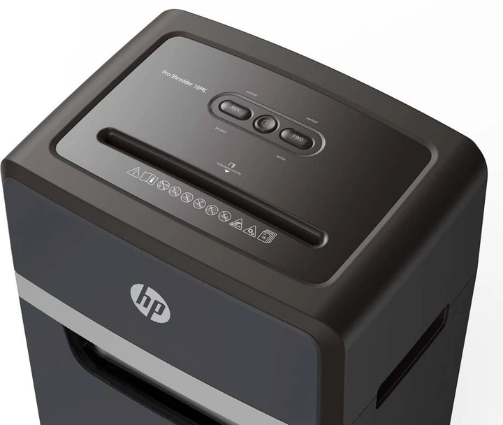 Уничтожитель документов шредер HP Pro Shredder 16MC A4 80g х16 листов 2*15 30л Black (2808) - Фото 5 Уничтожитель документов шредер HP Pro Shredder 16MC A4 80g х16 листов 2*15 30л Black (2808) - изображение 5