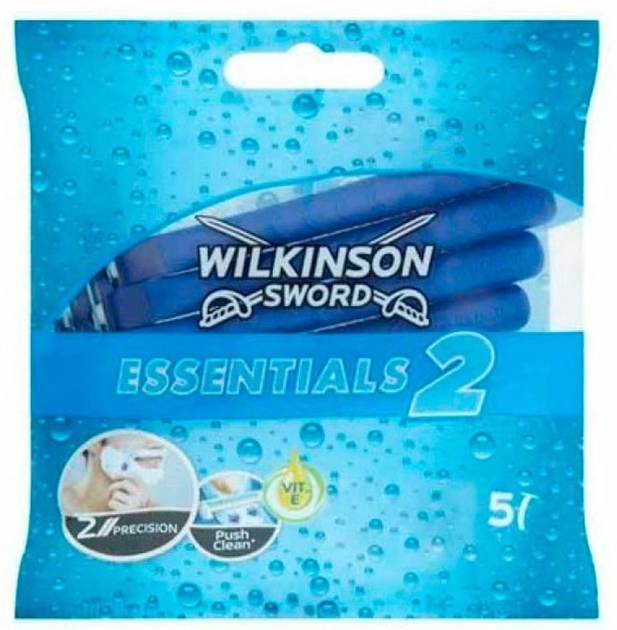 Бритва чоловіча Wilkinson Sword Essentials 2 5 шт (4027800079025) - зображення 1