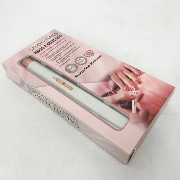 Фрезер для манікюру та педикюру Flawless Salon Nails Колір: білий - зображення 6