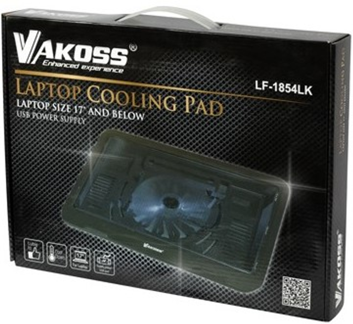 Podstawka chłodząca pod laptopa Vakoss LF-1854LK 17" - obraz 5