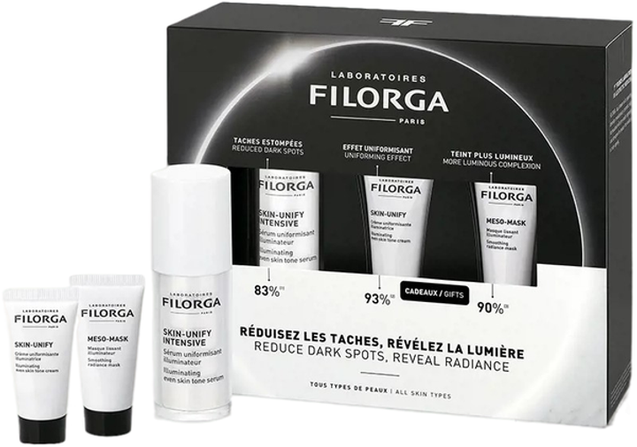 Набір для догляду за обличчям Laboratoires Filorga Skin-Unify Intensive Сироватка 30 мл + Крем 15 мл + Маска для обличчя 15 мл (3540550011417) - зображення 2