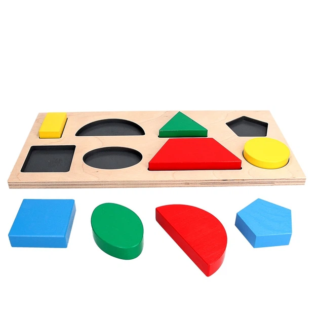 Рамка вкладыш Komarovtoys Геометрические фигуры 8 A327 31х15х2 см - Фото 2 Рамка вкладыш Komarovtoys Геометрические фигуры 8 A327 31х15х2 см - изображение 2