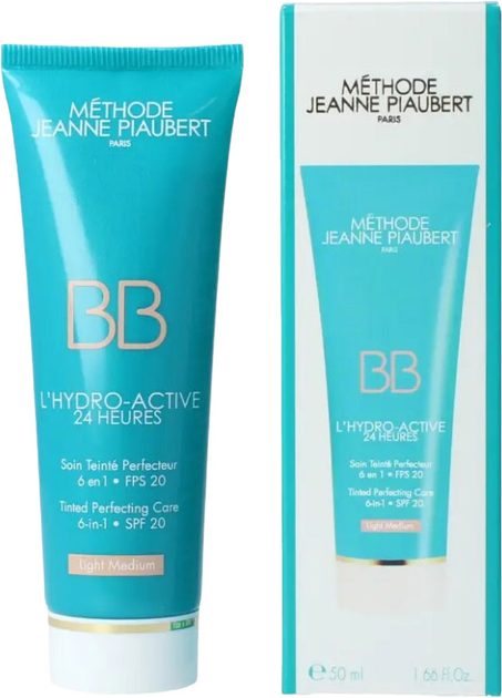 BB Krem Jeanne Piaubert L'Hydro-Active Light Medium SPF 20 50 ml (3355998701536) - obraz 1