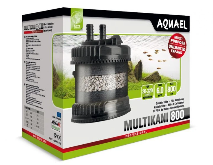 Внешний фильтр для аквариума Aquael MultiKani 800, 8W, 800 л/ч - изображение 4
