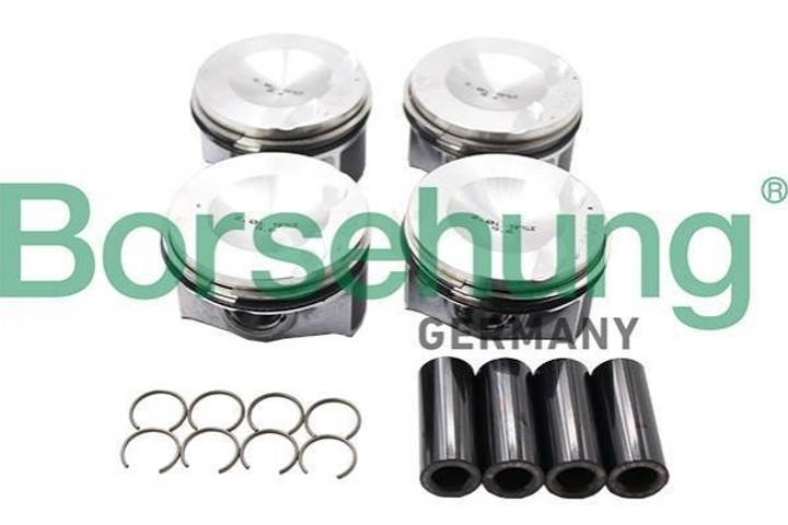 Поршня Borsehung B13574 Volkswagen Golf, Passat, Tiguan, Sharan; Skoda Octavia, Superb; Audi A3, A1, Allroad, A5, TT, A6, Q3, A7, Q5 06K107065F, 06L107065G, 06K107065T - зображення 1