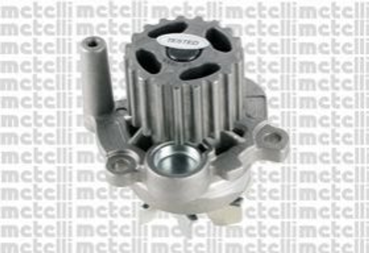 Водяной насос Metelli 241355 Volkswagen Golf, Passat, Bora, Tiguan, Touran; Audi A4, A3, A6; Skoda Superb, Octavia; Mitsubishi Lancer, Grandis; Seat Exeo, Toledo; Dodge Caliber XM218501AA, RM6M218501BA, MN980447 - изображение 1