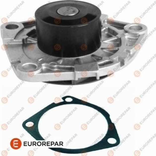 Водяний насос EUROREPAR 1637172680 Opel Astra, Zafira, Combo, Insignia, Vectra; Fiat Freemont, Doblo, 500, Punto, Tipo; Alfa Romeo 159, 156, 166; Jeep RENEGADE (BU); Cadillac BLS 46804051, 55209993, 55268918 - зображення 1