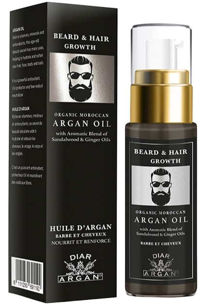 Сироватка для бороди і волосся Diar Argan For Man 30 мл (6111250691192) - зображення 1