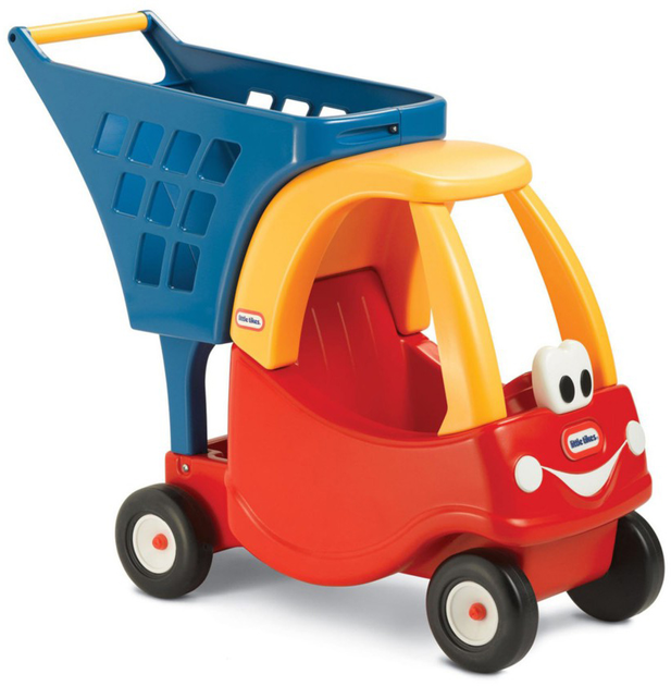 Wózek na zakupy Little Tikes Cozy Coupe Shopping Cart z koszem (0050743618338) - obraz 1