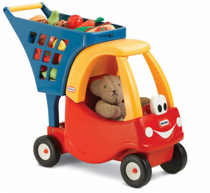 Wózek na zakupy Little Tikes Cozy Coupe Shopping Cart z koszem (0050743618338) - obraz 2