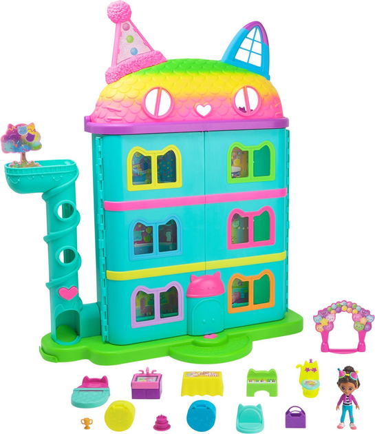 Zestaw zabawek Spin Master Gabby's Dollhouse Purrfect Dollhouse Rainbow (0681147027183) - obraz 4