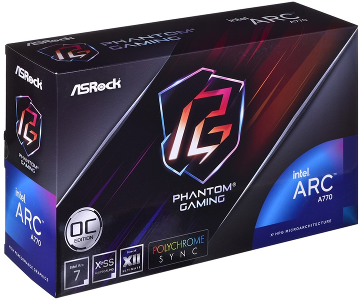 Відеокарта ASRock PCI-Ex Intel Arc A770 Phantom Gaming OC 16GB GDDR6 (256bit) (2200/17500) (HDMI, 3 x DisplayPort) (A770 PG 16GO) - зображення 13