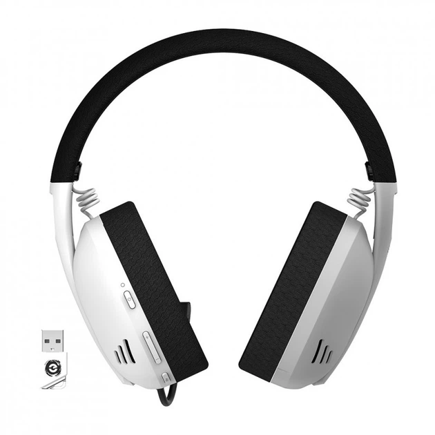 Навушники Canyon GH-13 Ego Wireless Gaming 7.1 White (CND-SGHS13W) - Фото 3 Навушники Canyon GH-13 Ego Wireless Gaming 7.1 White (CND-SGHS13W) - зображення 3