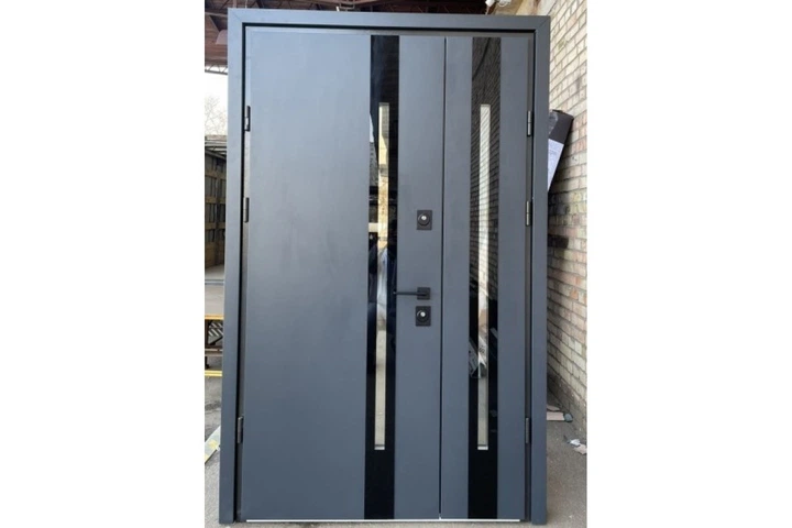 Вхідні двері Страж напівторні Proof Slim S. 1220*2050мм Антрацит - зображення 4