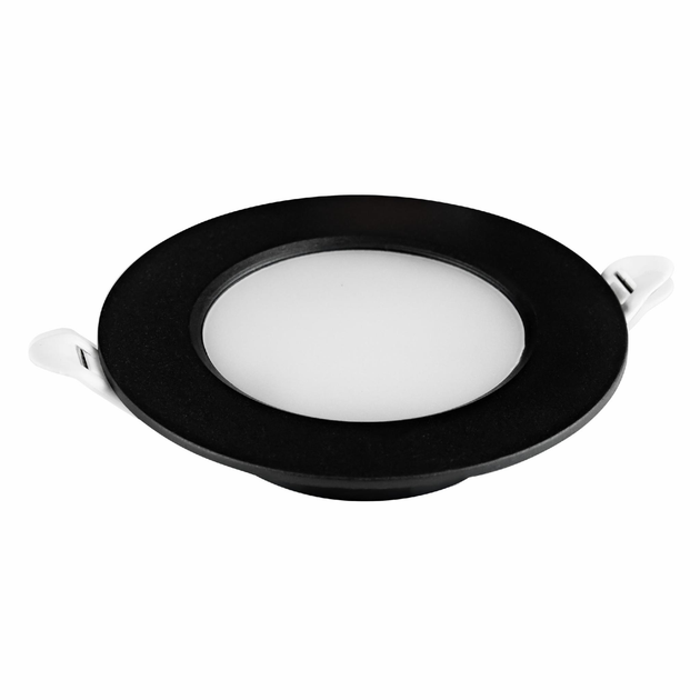 Світлодіодний світильник вбудований AURA-5 чорний 5W 4200K - изображение 1
