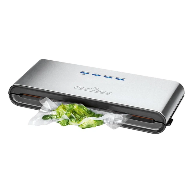 Вакуумний пакувальник Profi Сook PC-VK 1080 120 Вт Вакууматор + 18 пакетів в комплекті - зображення 2