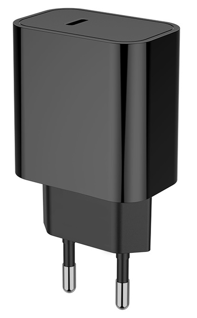 Сетевое зарядное устройство ColorWay Power Delivery Port USB Type-C (20W) V2 Black - изображение 2