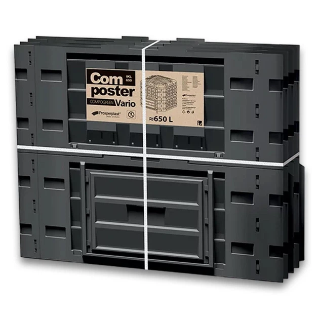 Компостер садовый Prosperplast Compogreen Vario IKL650C-S411 650л 87х95х91.5 см Серый - изображение 2