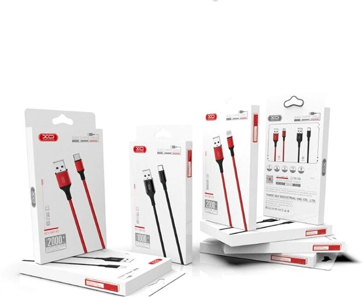 Кабель XO microUSB NB143 Braided 1.5A 2 м Black (NB143-M2-BK) - Фото 3 Кабель XO microUSB NB143 Braided 1.5A 2 м Black (NB143-M2-BK) - изображение 3