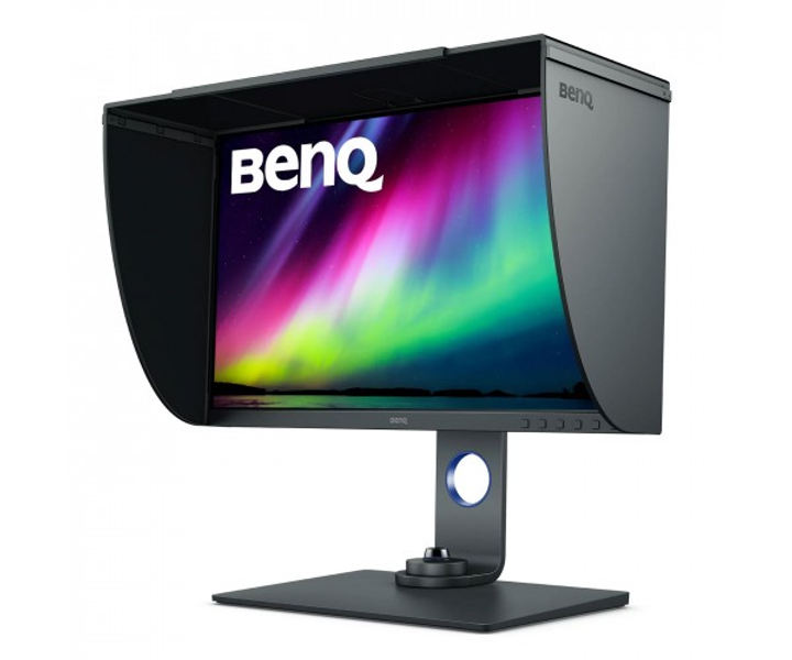 TFT 27" BenQ SW270C, IPS, QHD, 99% Adobe RGB, HDMIx2, DP, USB-C, USB хаб, Card Reader, темно-сірий - изображение 4