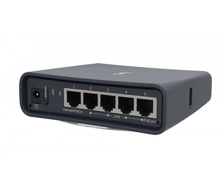 Маршрутизатор Mikrotik RB952UI-5AC2ND-TC, hAP ac lite tower, PoE, 2.4GHz b/g/n, 5GHz a/n/ac - зображення 5