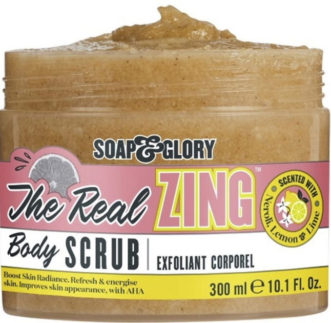 Скраб для тіла Soap & Glory The Real Zing Exfoliante Corporal 300 мл (5000167351422) - зображення 2