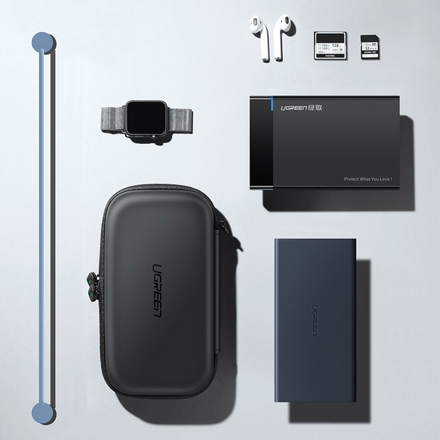 Etui na dysk twardy SSD i akcesoria GSM Ugreen LP12 L Black (6957303852741) - obraz 6