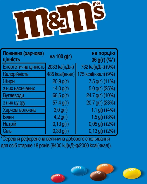 Упаковка драже M&M's Crispy с рисовыми шариками 24 шт x 36 г (5000159563697) - изображение 4