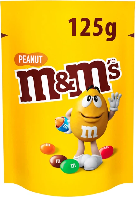 Упаковка драже M&M's с арахисом 15 шт x 125 г (5900951320675