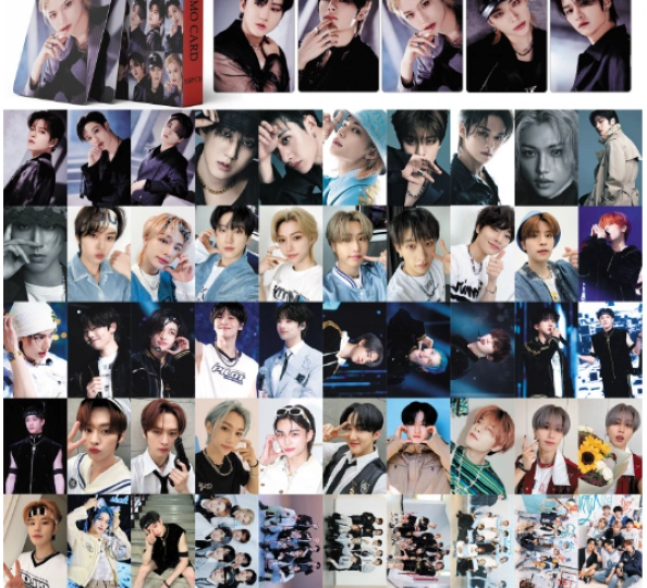 Ломо карточки 55 штук Stray kids стрей кидс к поп k pop lomo ломо фан карты (II) 21176 - изображение 3
