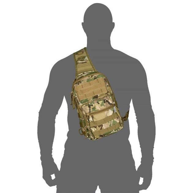 Тактическая CamoTec сумка Cob Sling Multicam мультикам - изображение 2