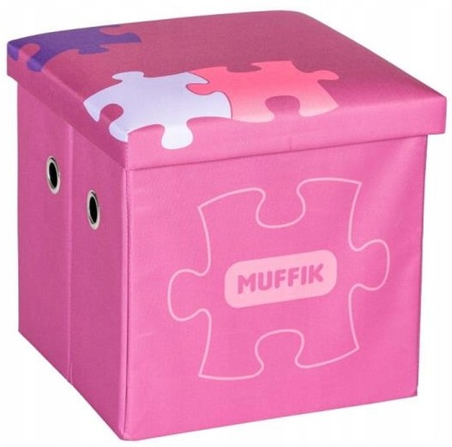  Контейнер для зберігання Askato MUFFIK рожевий (8594201041259) - зображення 1
