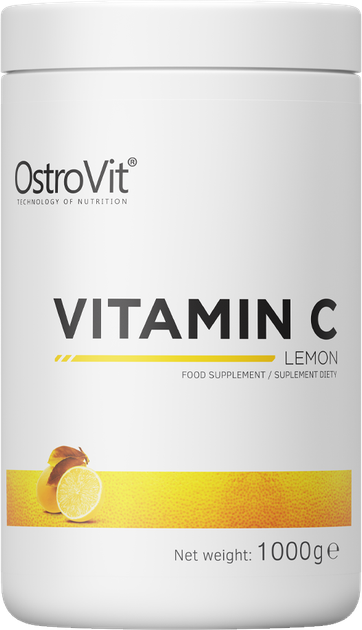 Харчова добавка OstroVit Vitamin C 1000 г Лимон (5903246226560) - зображення 1