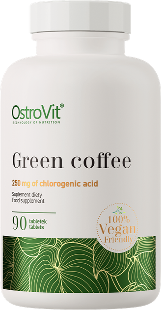 Kompleks przedtreningowy OstroVit Green Coffee 90 tabs (5902232610994) - obraz 1