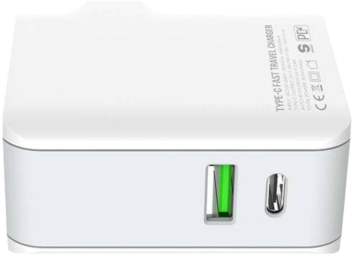 Ładowarka sieciowa Ldnio USB-C 20 W + kabel USB-C (A4403C Type C) - obraz 2