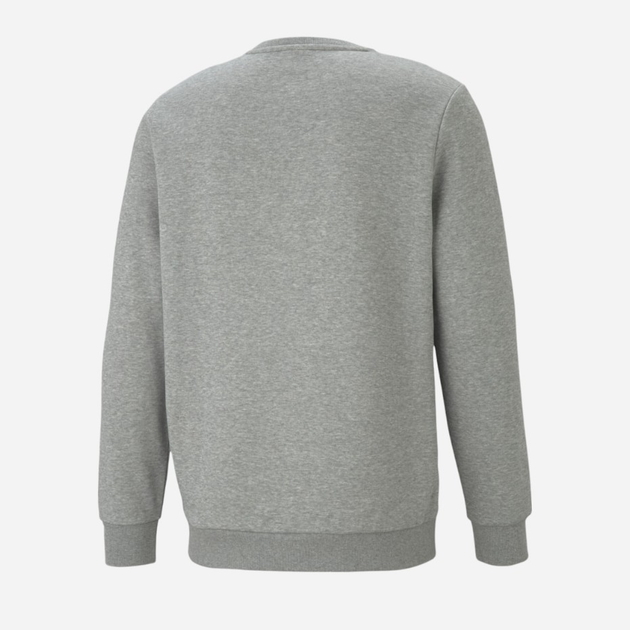 Світшот на флісі чоловічий Puma Ess Big Logo Crew Fl 586678-03 4XL Сірий (4063697320376) - зображення 5