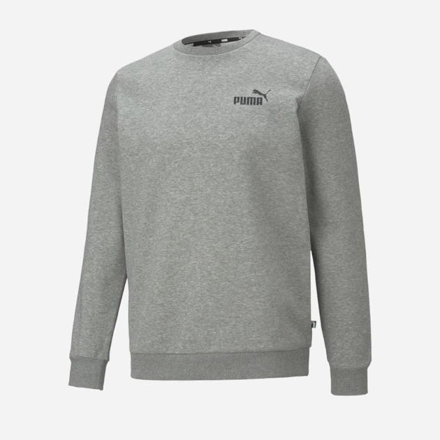Світшот на флісі чоловічий Puma Ess Small Logo Crew Fl 58668203 XL Сірий (4063697317765) - зображення 6