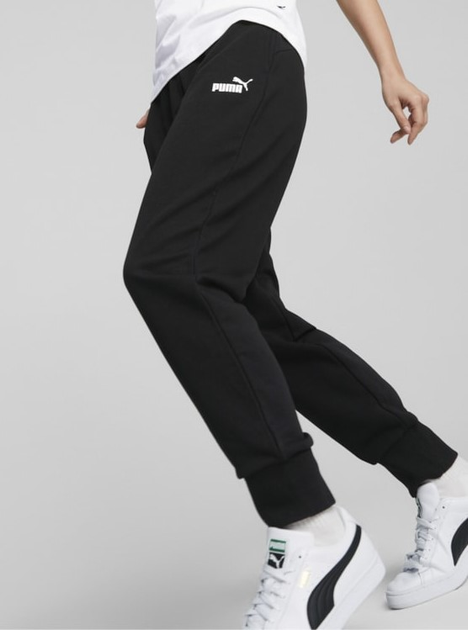 Спортивні штани жіночі Puma Ess Sweatpants Tr Cl 586842-01 L Чорні (4063697167612) - зображення 1