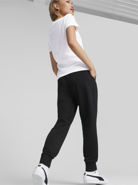 Spodnie dresowe damskie Puma Ess Sweatpants Tr Cl 586842-01 XS Czarne (4063697167582) - obraz 4