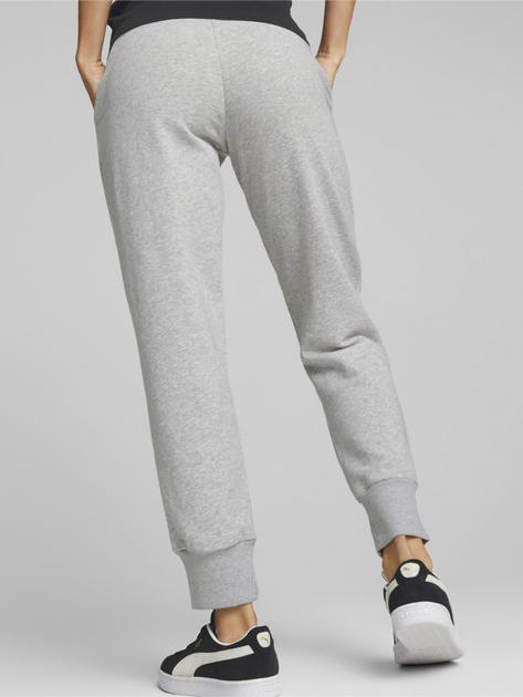 Spodnie dresowe damskie Puma Ess Sweatpants Tr Cl 58684204 S Szare (4063697168503) - obraz 2