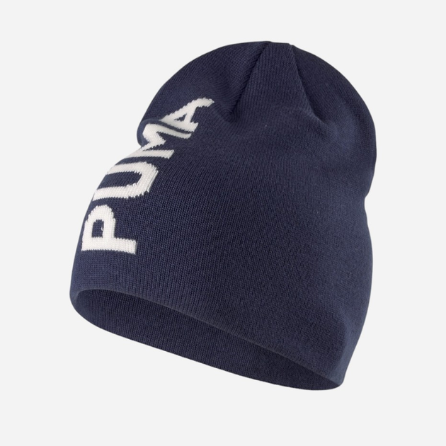 Шапка біні Puma Ess Classic Cuffless Beanie 2343302 Темно-синя (4064533036338) - зображення 1