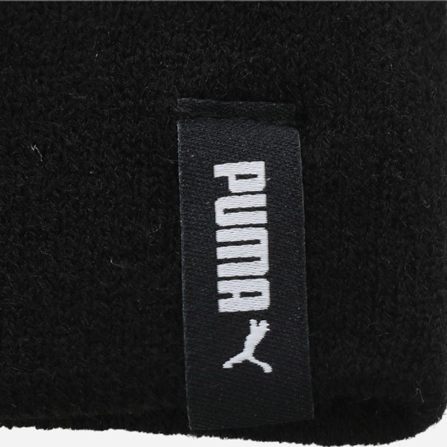 Czapka beanie Puma Ess Classic Cuffless Beanie 2343301 Czarna (4064533036369) - obraz 6