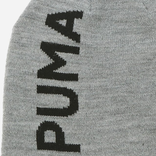 Czapka beanie Puma Ess Classic Cuffless Beanie 02343305 Szara (4064533036352) - obraz 4