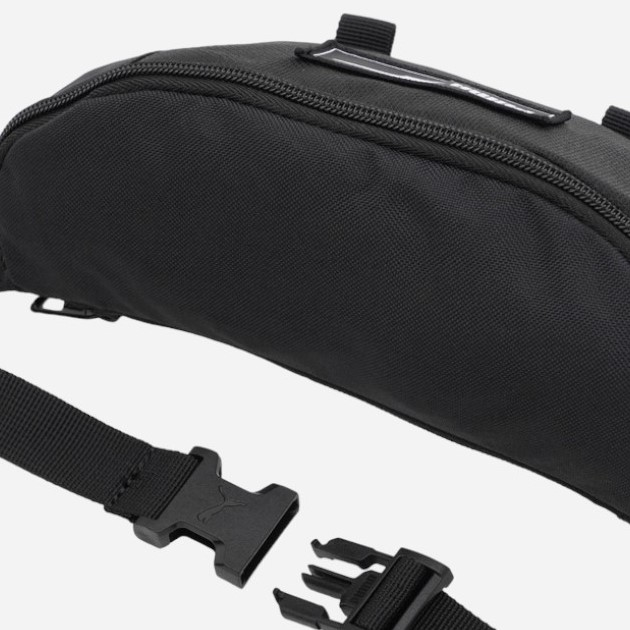 Сумка поясна Puma Deck Waist Bag 07918701 Чорна (4065449752084) - зображення 5
