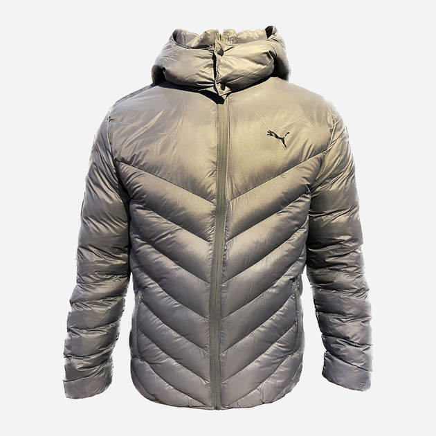 Kurtka zimowa męska krótka Puma Winter Jacket 53885715 M Szara (4065451882328) - obraz 1